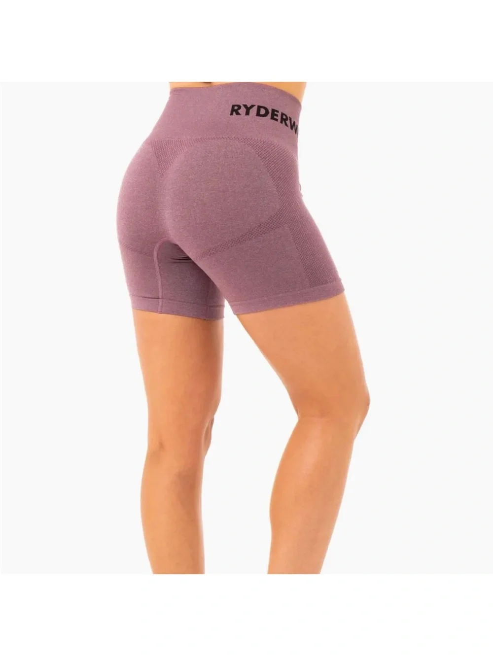 RYDERWEAR SEAMLESS STAPLES SHORTS PURPLE MARL Large